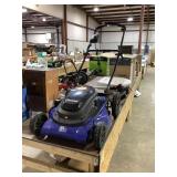 Kobalt 120v corded 21 in lawnmower, missing bag