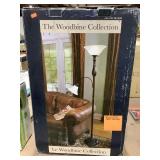 72 in. H floor lamp with side light