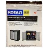 Kobalt 28 in. 2 door wall cabinet, has 2 bottom,