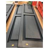 Shutters 58 1/2 inches long 14 1/2 inch wide