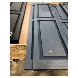 Shutters 58 1/2 inches tall x 14 1/2 inches wide