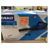 Kobalt 40 v cordless blower kit-has battery, no