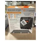 Broad range infrared heater with UV light,