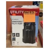 Submersible utility pump 1/3 hp