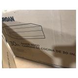 Broan  30 inch range hooddent at top