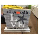 All you need is love decor 8 inches x 7 inches