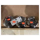 Three LED under cabinet lights with remote