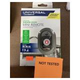 Universal2 button garage door mini remote