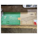 Metal platform bed 74 x 38 x 14
