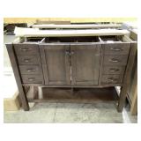 Allen and Roth 48 in. Vanity, missing top,