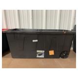 64 gallon tote missing lid and handles