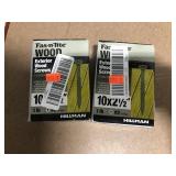 Exterior Wood Screws (2 Boxes)