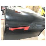 Metal Mailbox With Dent