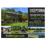 08.28.26 Exceptional Metzger Auction Online Real Estate Auction-Your Own Private Resort-Luxury Home