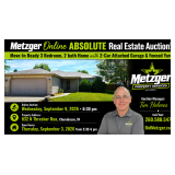 09.09.26 Metzger Online ABSOLUTE Real Estate Auction!-Move-In Ready, 3 Bedroom, 2 Bath Home 