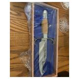 J. Bowie Knife & Assorted Shot Glasses