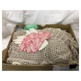 Vintage Doilies & Gloves