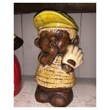 Treasure Craft Baseball Player Cookie Jar