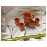 Miniature Pitcher & Glass Set, Green