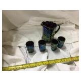 Miniature Pitcher & Glass Set, Green