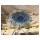 Pedestal Serving Dish, Signed B Newton