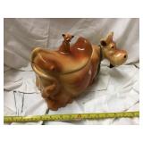 Mccoy Brown Cow & Cat Cookie Jar