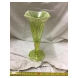 Vaseline Glass Vase