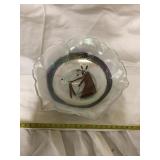 Iridized Horsehead Dish