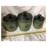 Vintage Aluminum Canister Set