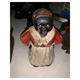 Cast Iron Black Americana Bank