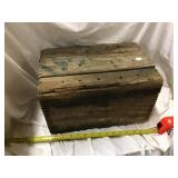 Wooden Toolbox With Misc. Hardware