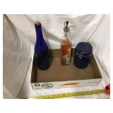Bottles And Canister, Blue Cobalt
