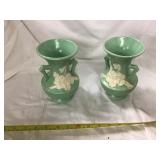 (2) Weller Vases