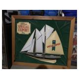 Heilemans Special Export Beer Framed Advertising,