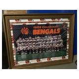 1988 Cincinnati Bengals Framed Picture, 30 X 24