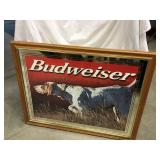 Budweiser Framed Mirror, 35 X 28