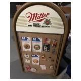 Miller Advertising Corkboard With Cincinnati