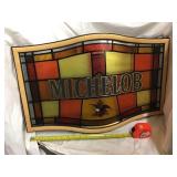 Michelob Plastic Sign, 24 X 14