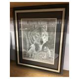 Wolf And Cub Print, 18 X 24