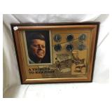 A Tribute To Kennedy Half Dollars, 16 1/2 X 13