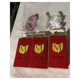 Mosser Glass Clown Figurines