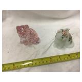 Glass Cat, B. Newton Painted Cat