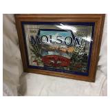 Molson Advertising Mirror, 20 X 16