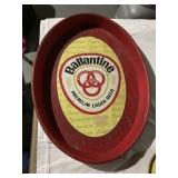 Ballentine Premium Logger Beer Advertising Tray,