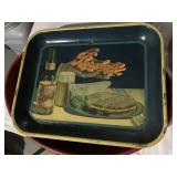 Berghoff Beer Advertising Tray, Metal