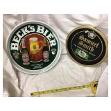 Becks Beer, Samuel Smith Brewer Advertising Metal