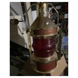 Hanging Strohs Beer Advertising Lamp On Chain