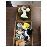 Beanie Babies, Snoopy‘s Bank, Glass Bowls,