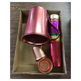 Aluminum Cups And Pitcher