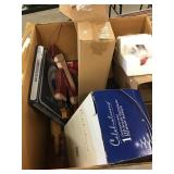 Christmas Decorations, Rolling Pin, Crystal Glass